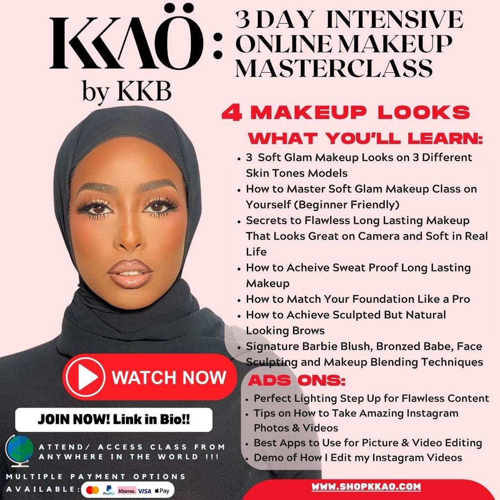 KKAÖ by KKB Online 3 Day Intensive Makeup Masterclass [PURCHASE & WATCH NOW‼️]